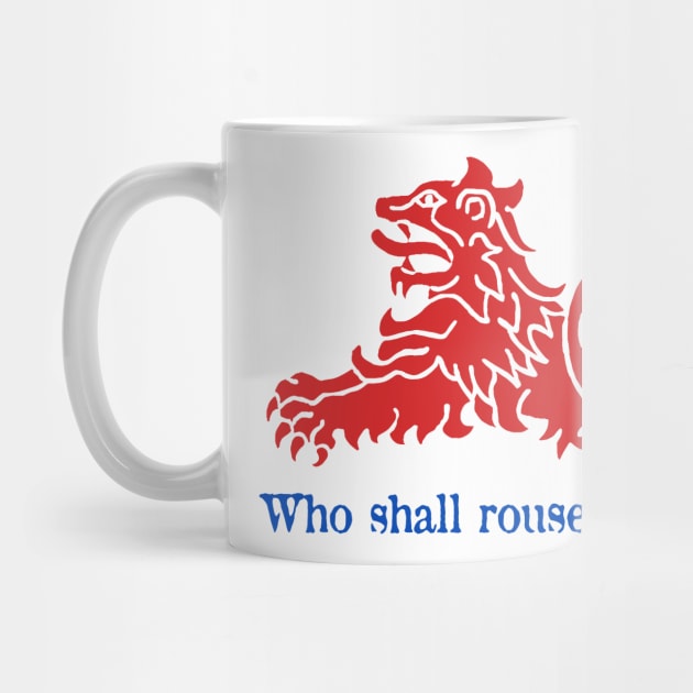 Who Shall Rouse Him Up? by dumbshirts